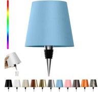Lampada LED per Bottiglia, Lampada da Tappo per Bottiglia, Lampada da Tavolo Senza Fili Dimmerabile 3 Colori - IP54 Impermeabile Comando a Tocco per Interno Esterno Famiglia Ristorante Bar