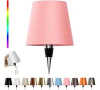 Lampada LED per Bottiglia, Lampada da Tappo per Bottiglia, Lampada da Tavolo Senza Fili Dimmerabile 3 Colori - IP54 Impermeabile Comando a Tocco per Interno Esterno Famiglia Ristorante Bar