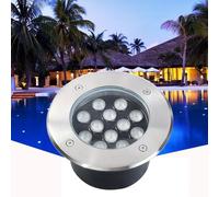 Lampada LED per Esterni, Luce LED Subacquea per laghetto - 6W IP68 Impermeabile a Bassa Tensione, sommergibile per Illuminazione di Piscine, Giardini, fontane, paesaggi e Decorazioni per FES