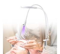 Lampada Led Per Unghie - Lampada Fotopolimerizzante Per Manicure Con Interruttore A Collo Di Cigno/Morsetto/Pedale, 3 Modalità Di Illuminazione, Regolazione Della Dimensione Dello Spot,White