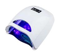 Lampada LED per unghie, Lampada portatile for la terapia della luce for nail art, ricarica intelligente, induzione, for tostatura delle unghie, asciugatura rapida, a forma di diamante colorato(White)