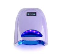 Lampada LED per unghie, Lampada portatile for la terapia della luce for nail art, ricarica intelligente, induzione, for tostatura delle unghie, asciugatura rapida, a forma di diamante colorato(Purple)