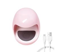 Lampada LED per unghie, lampada UV per unghie - Lampada per piccoli gel per unghie -muore, lampada professionale per unghie con una dita, caricatore USB, per ragazze e donne,