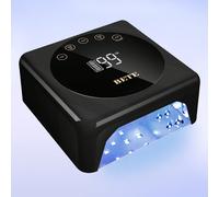 Lampada LED per unghie professionale wireless, lampada UV ricaricabile da 78 W, sensore a infrarossi intelligente e dispositivo di polimerizzazione per smalto con display LCD, asciugatrice portatile p