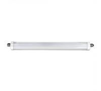 Lampada LED per vasca, lampada ingresso, luce garage, luce ambienti umidi, lampada da soffitto, protetta contro i getti d'acqua, angolo fascio 120°, 48W 5760lm 6500K bianco freddo, L 150 cm