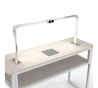 Lampada LED pieghevole per unghie 36 W per scrivania, lampada arco per unghie con touch screen, 480 perline, lampada per manicure 3500K-6500K, luminosità regolabile, lampada per manicure