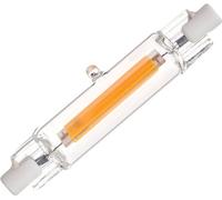 Lampada LED R7S, lampadina, lampadina di ricambio, pezzo di ricambio, 4 Watt, 78 mm, 450 lumen, 3000 Kelvin, bianco caldo, trasparente, non dimmerabile