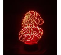 Lampada LED RGB multicolore La Bella e la Bestia