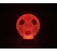 Lampada LED RGB PALLONE DA CALCIO MULTICOLORE DECORAZIONE REGALO