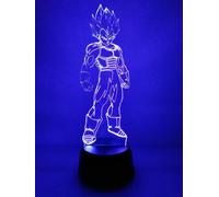Lampada led rgb usb Vegeta anime antieroe multicolore decorazione regalo comico