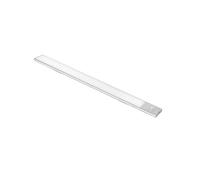 Emuca - Luminaria LED Kaus ricaricabile tramite usb e con sensore di movimento, L 400 mm, Anodizzato opaco, Plastica e alluminio, 1 un