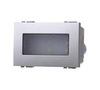 Lampada Led Segnapasso 220V, Compatibile Con Bticino Living Light, Occupa 3 Moduli (Bianco Freddo 6000K, Grigio)