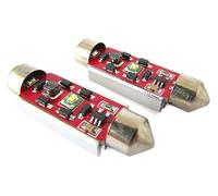 Lampada Led Siluro Canbus Pro 37mm 1 Smd Cree 3W No Errore Auto 12V No Polarita'