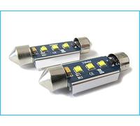 Lampada Led Siluro Canbus Pro 41mm 3 Smd Cree 3W No Errore 12V No Polarit Super Luminoso