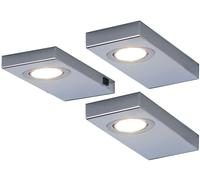 Lampada LED Sottopensile Cucina 3x3 W Acciaio Inox da Leon Set di Luci 548866