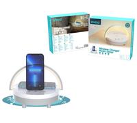 LAMPADA LED SOUND ALTOPARLANTE SPEAKER BLUETOOH CARICA WIRELESS SMARTPHONE 15W