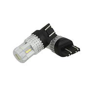 Lampada Led T20 7443 W21/5W 12 Smd 3020 Bianco Super Luminoso Luci Diurne Opel I