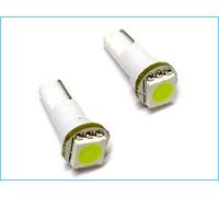 Lampada Led T5 W1,2W 1 Smd Bianco Luci Cruscotto 12V
