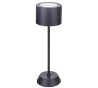 Lampada led touch da tavolo a batteria ricaricabile 3 temperature di luce Power Light - Black