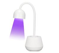 Lampada Led Unghie, lampada per unghie con lampada UV ad asciugatura rapida da 24 W con 8 chip di luce, lampada per unghie regolabile a 360°, essiccatore per unghie a collo d'oca rotante