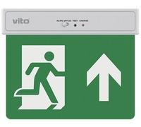 Lampada LED uscita d'emergenza freccia verso l'alto 2W 6500k luce fredda