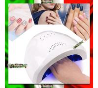 Lampada LED + UV 48W Unghie Gel Smalto - Asciuga Manicure Nail Art - Timer