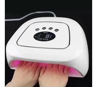 Lampada Led UV manicure per estetista due mani centro estetico professionale luce rosa 180W