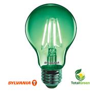 Lampada LED Verde Sylvania Toledo Retro Chroma A60 E27 4W Visione Notturna Grow