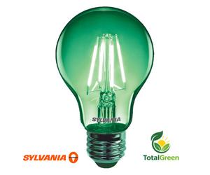 Lampada LED Verde Sylvania Toledo Retro Chroma A60 E27 4W Visione Notturna Grow