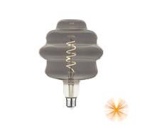 LAMPADA LED VINTAGE FILAMENTO LANTERNA FUME' LUCE CALDA 4W E27