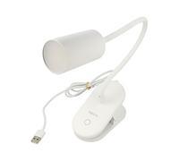 Lampada LED024: tavolo 4000K elastico 200lm 3,8W ABS, metallo bianco 5V LOGILINK