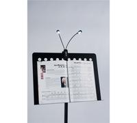 Lampada Leggio QUIK LOK MS 22 LED LIGHT Musica 2 bracci 4 led stand Libri