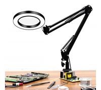 Lampada lente ingrandimento da tavolo con 60 luci LED 5 diottrie e 3 colori 5X