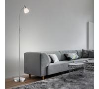 Lampada Letto Piantana Spot Mobile Vetro Bianco E14 Lampada da Pavimento [EEK: Non valutato]