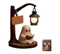 Lampada libro lettura Halloween carina a batteria luce notturna 3D LED per camer