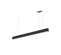 Lampada Lineare LED a Sospensione 42W 120cm Nera con driver Philips
