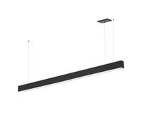 Lampada Lineare LED a Sospensione 55W 150cm nera con driver Philips