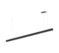 Lampada Lineare LED a Sospensione 65W 200cm nera con driver Philips