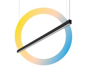 Lampada lineare LED CCT a sospensione/superficie - 60W - Potenza regolabile - 180cm