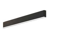 Lampada Lineare Steel Alluminio Nero 2 Luci Led 36W 3000K Luce Calda