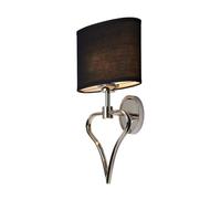 Elstead Lighting Lampada da parete Falmouth 2x3 W LED IP44 nero-cromo