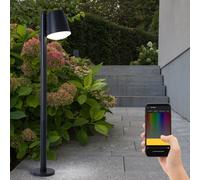 Lampada Luce Esterna da Percorso Balcone Giardino IP44 Timer Guida Vocale 1x LED