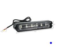Lampada Luce Lampeggiante Led Strobo Blu 12V 24V 6W Smd 3535 Segnalazione Emerge