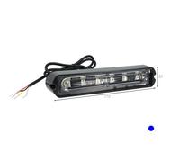 Lampada Luce Lampeggiante Led Strobo Blu 12V 24V 6W Smd 3535 Segnalazione Emerge