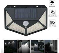 LAMPADA LUCE LED FARETTO ENERGIA PANNELLO SOLARE DA ESTERNO FARO CON SENSORE