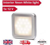 Lampada Luce Neon Bianca Interno 12 V E20 Marcata Auto Camper Bus Van Camper SUV