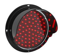 Lampada Luce Stop 24V, Semaforo Industriale A LED, Semaforo Stradale Impermeabile IP65 con Alloggiamento in PC per Banchine, Semaforo Industriale Avvertimento per Angoli Stradali(Red_200 mm/8 in)