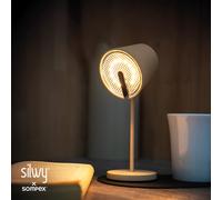 Lampada magnetica silwy x sompex portofino con base adesiva colore sabbia