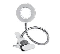 Lampada Manicure per Argento LED Tavolo Pieghevole | Alluminio e Piastra Guida Luce Satinata, Regolazione Completa, Dissipazione Rapida del Calore, Installazione Semplice