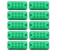 Lampada Marker Lights Verde 24V 8 LED Per Lorry Van Camper Truck Trailer 10X
